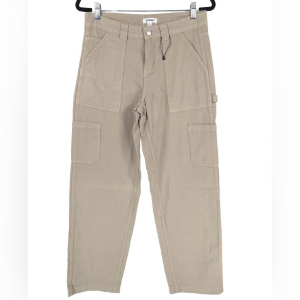 NWOT GARAGE Straight Cargo Pants 100% Cotton Size 3